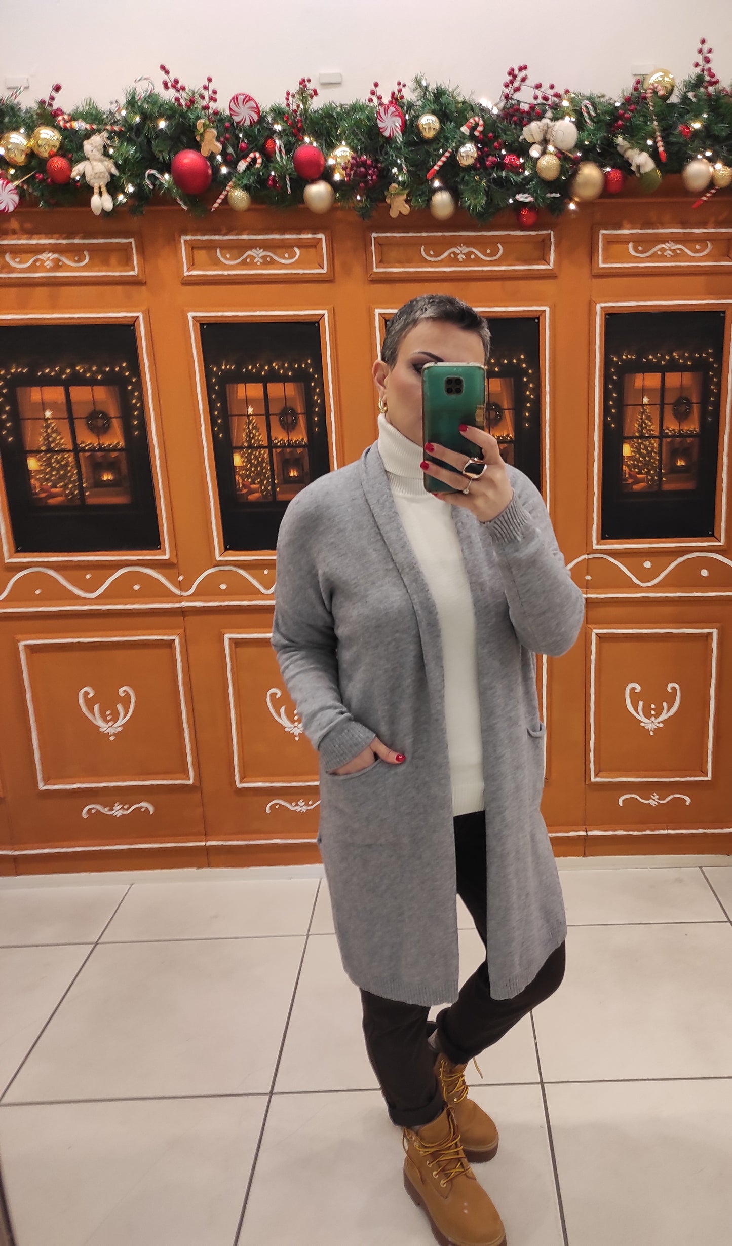 CHILI CARDIGAN LUNGO SENZA BOTTONI ZS5078 02 Chili