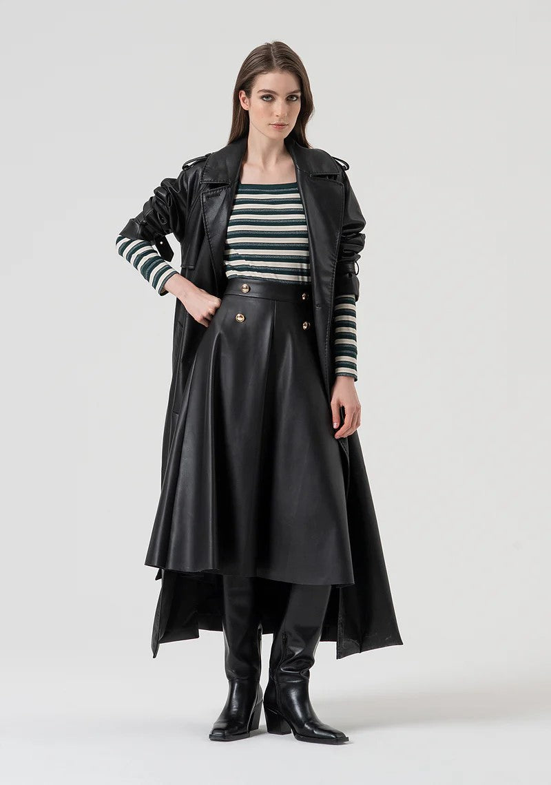 Fracomina Maglia scollo quadrato righe FR25WT3027J489N8 T68 Fracomina Preview