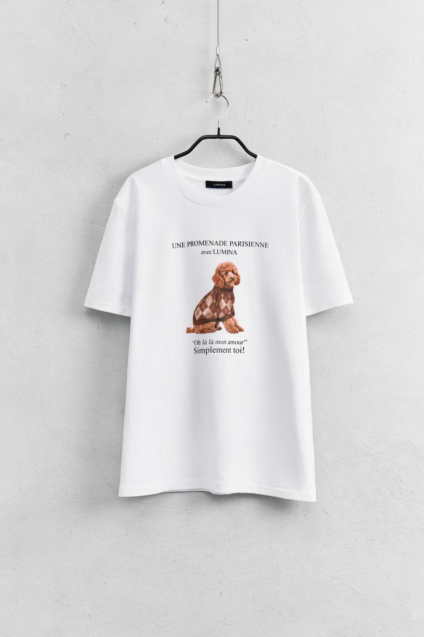 Lumina T-shirt cagnolino con pull LD3737 01 LUMINA