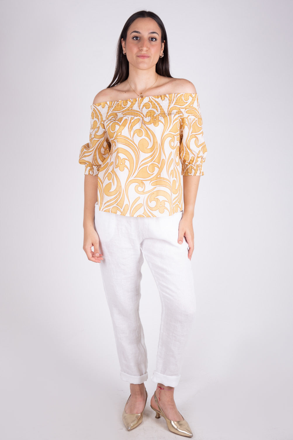 Le Streghe Camicia collo arricciato P24DD139N 33 Le streghe