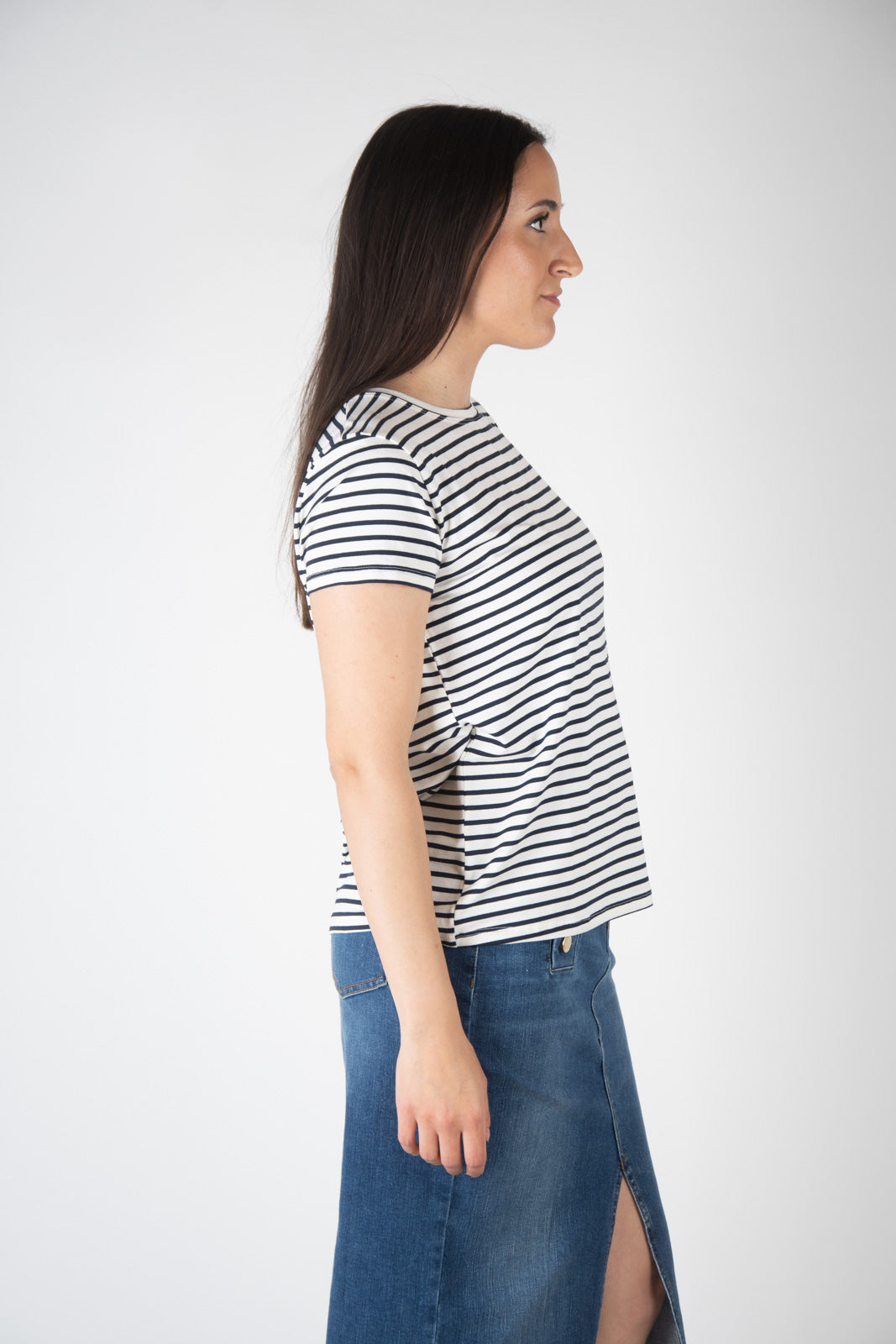 Vicolo T-shirt righe UB0269 01 Vicolo