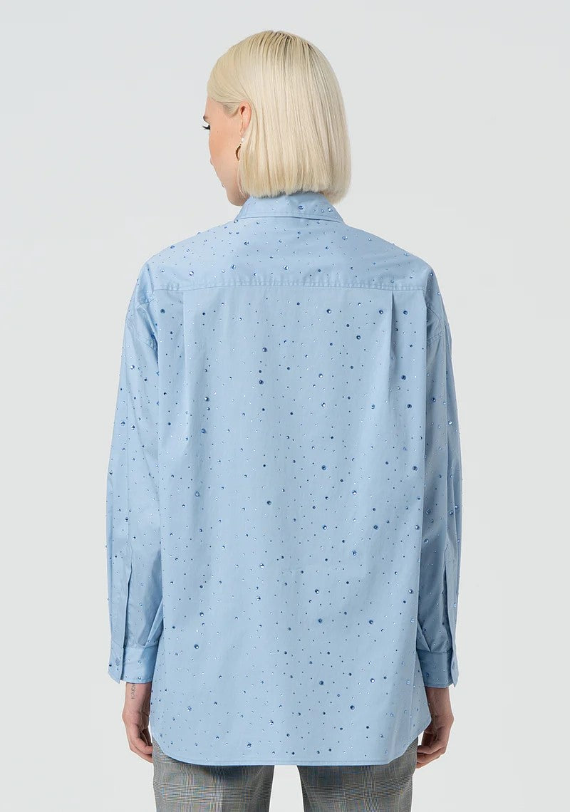Fracomina Camicia over strass in tinta FR25ST6002W52001 252 Fracomina Preview