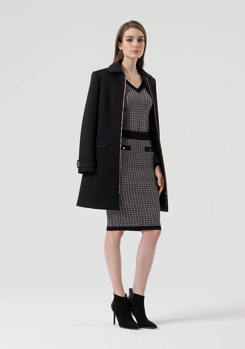 Fracomina Cappotto slim con zip FR25WC1006W809W4 053 Fracomina Preview