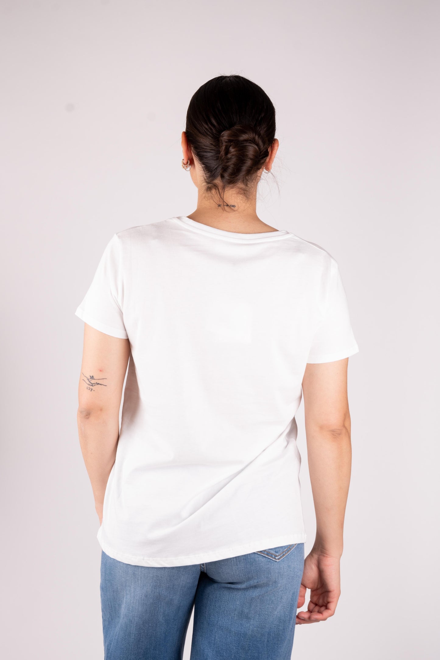 Vicolo T-shirt "Cote d'Azur" con stras RD1053 01 Vicolo