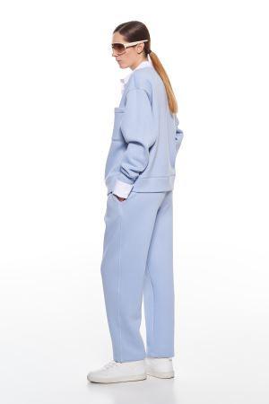 Lumina pantalone in felpa gamba larga L7993 01 LUMINA