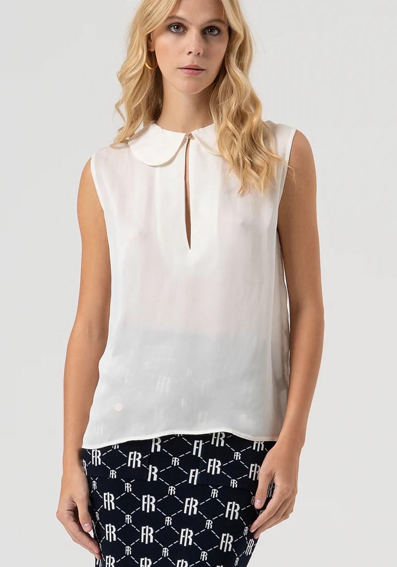 Fracomina Camicia smanicata colletto FR25WT2014W80701 108 Fracomina Preview