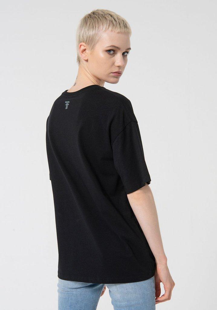 Fracomina T-shirt oversize logo sigla retro FP24ST3006J465N5 053 Fracomina Jeans