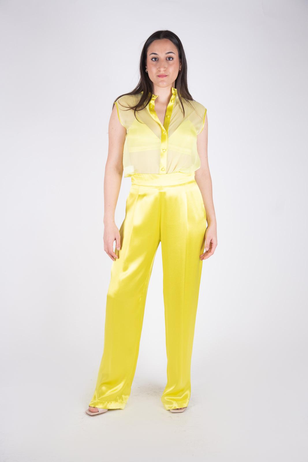 Ji JIl Blusa smanicata chiffon JPE24BL0200CH0005 0413 Ji Jil