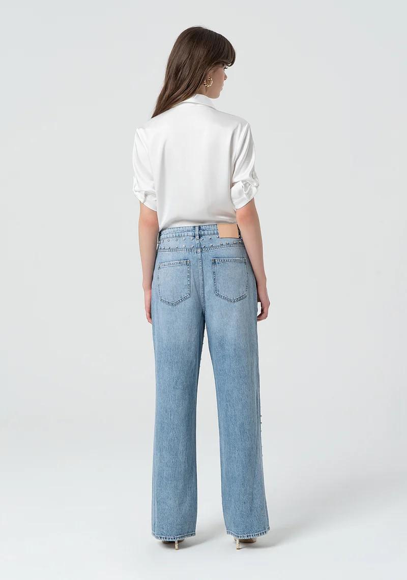 Fracomina Jeans Con borchie con strass FR25SV2007D419R9 437 Fracomina Preview