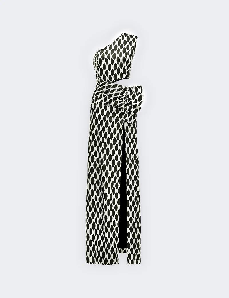 Ji JIL Abito pois irregolare cut out JPE24AB3020RA0092 1277 Ji Jil
