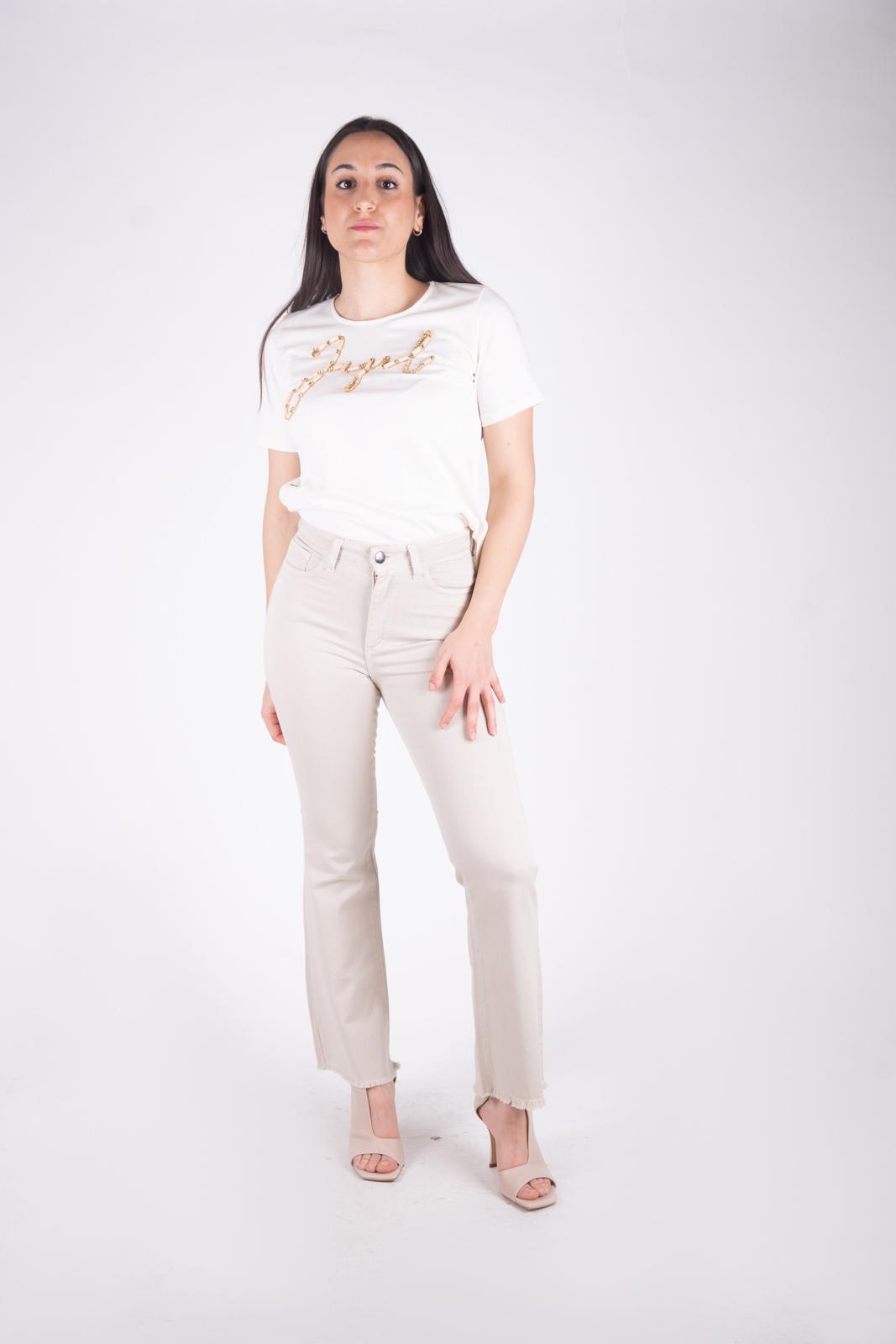 Ji Jil Pantalone orlo sfrangiato JPE24PJ1830XXXXXX 0202 Ji Jil