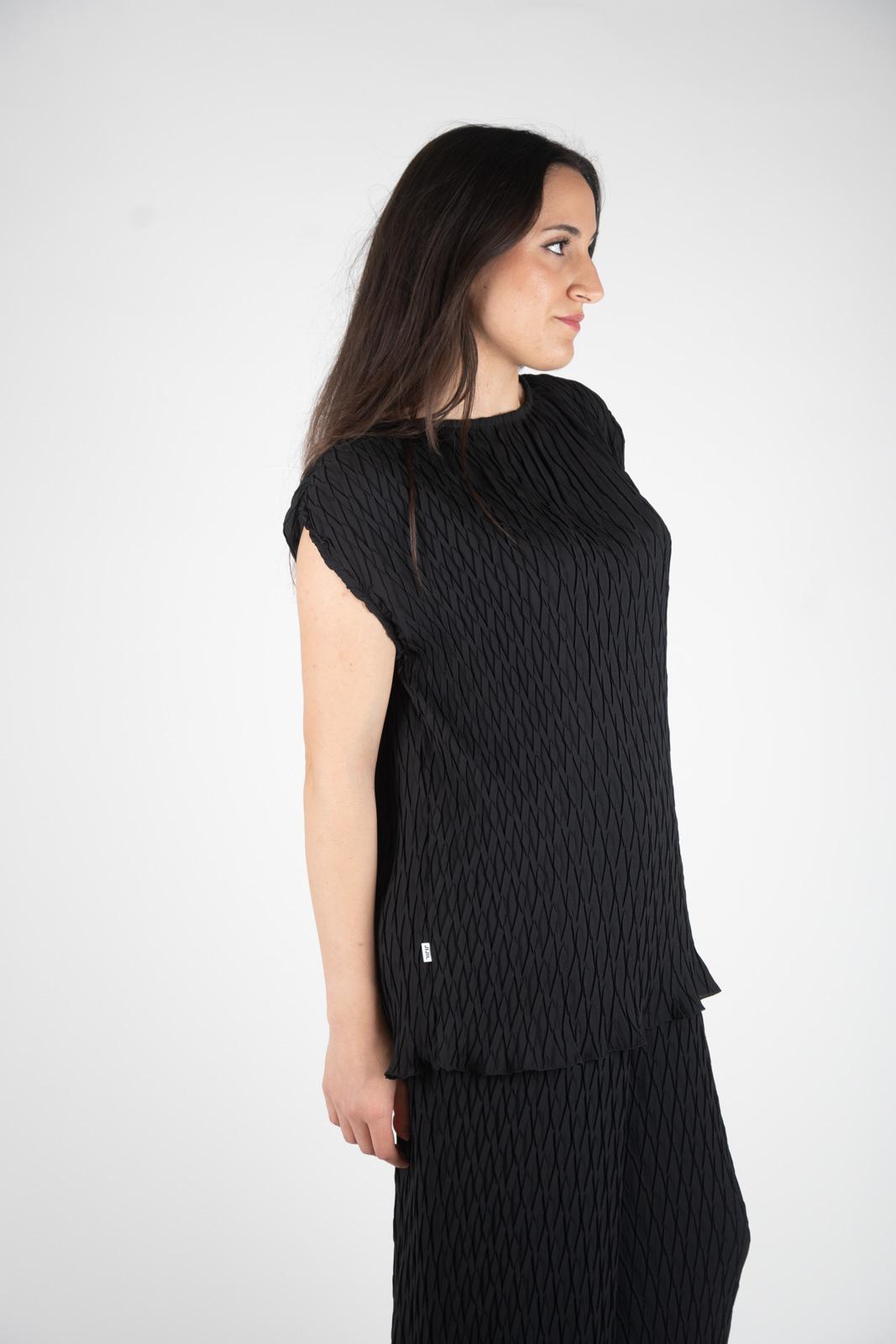 Ji Jil Blusa plissè irregolare JPE24BL2470GG0047 0002 Ji Jil