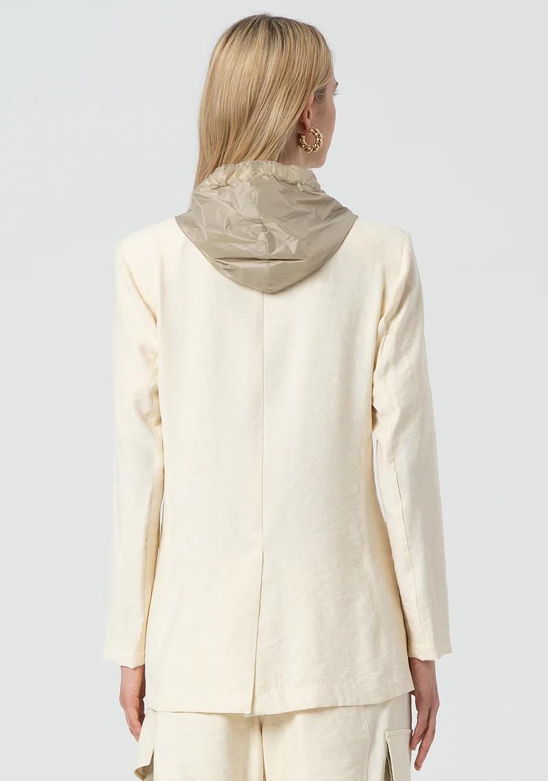 Fracomina Giacca con cappuccio a contrasto FJ25SJ3001W42601 B59 Fracomina Easy chic