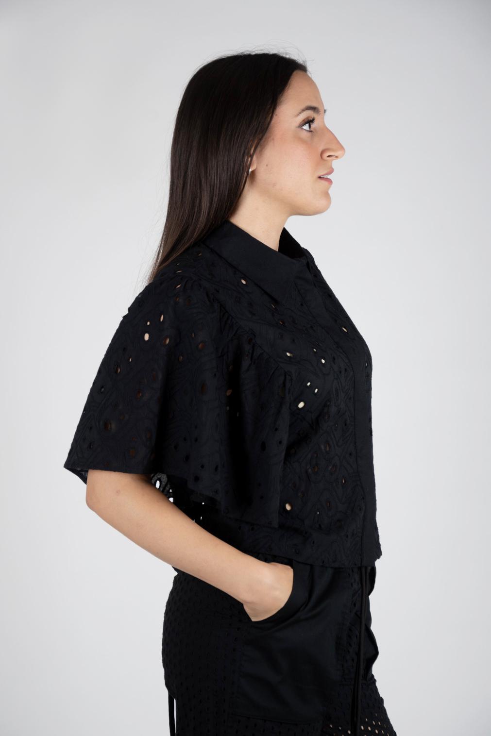 Fracomina Easy Chic camicia in pizzo sangallo FJ24ST6001W40401 053 Fracomina Easy chic