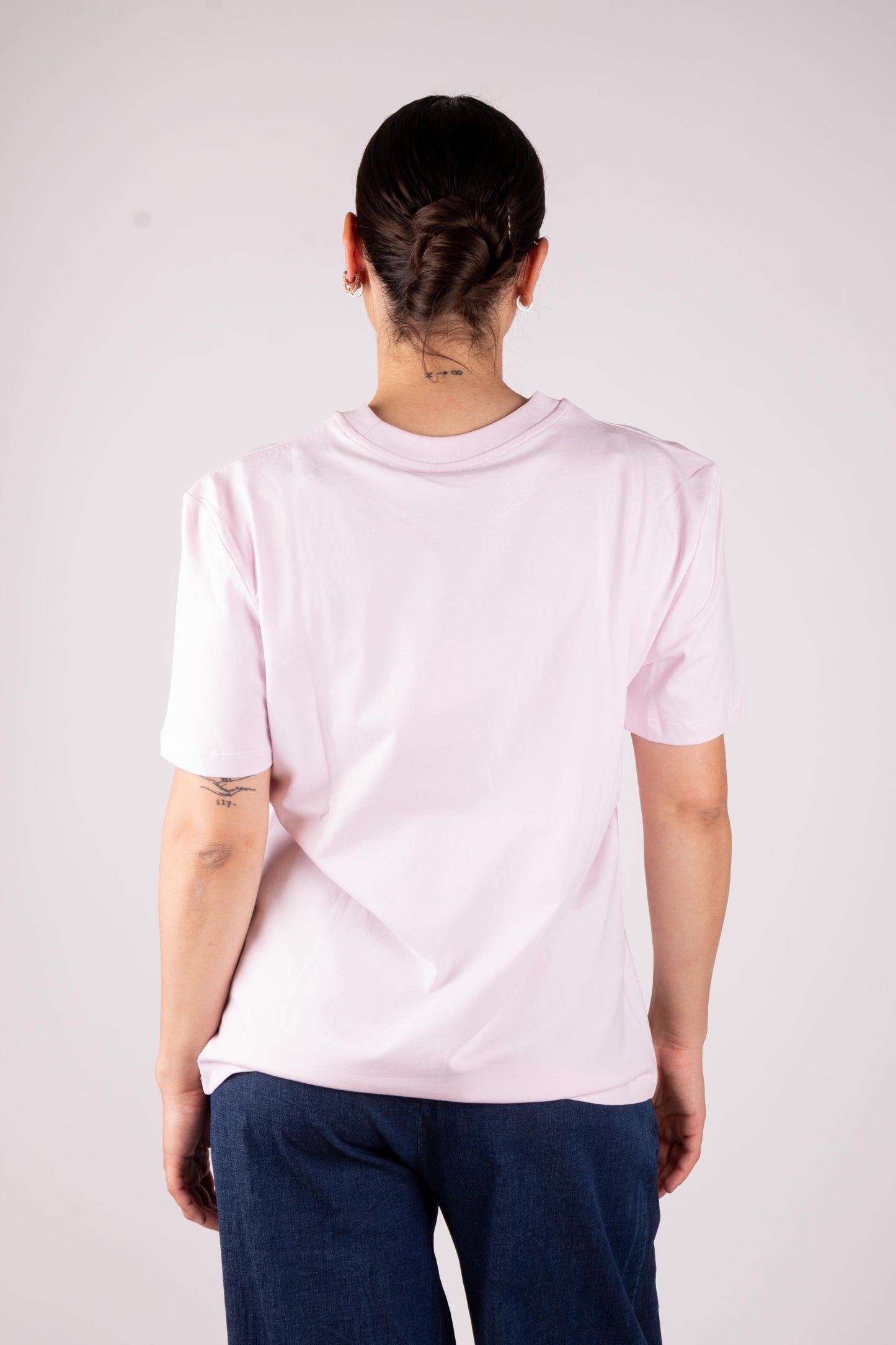 Lumina T-shirt basic cotone unito L8869 01 LUMINA
