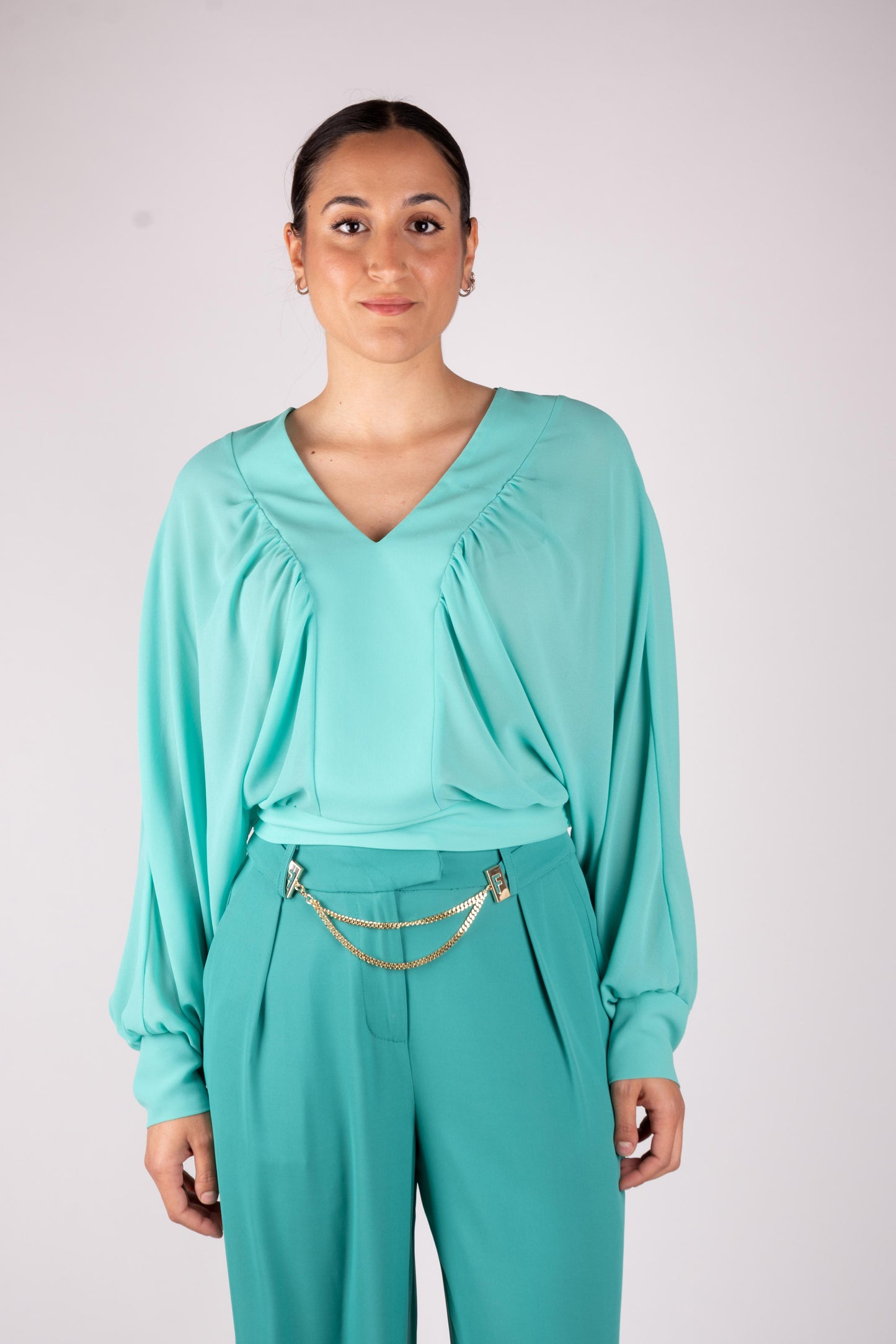 Fracomina blusa in georgette FS25ST1009W41201 T27 Fracomina Main