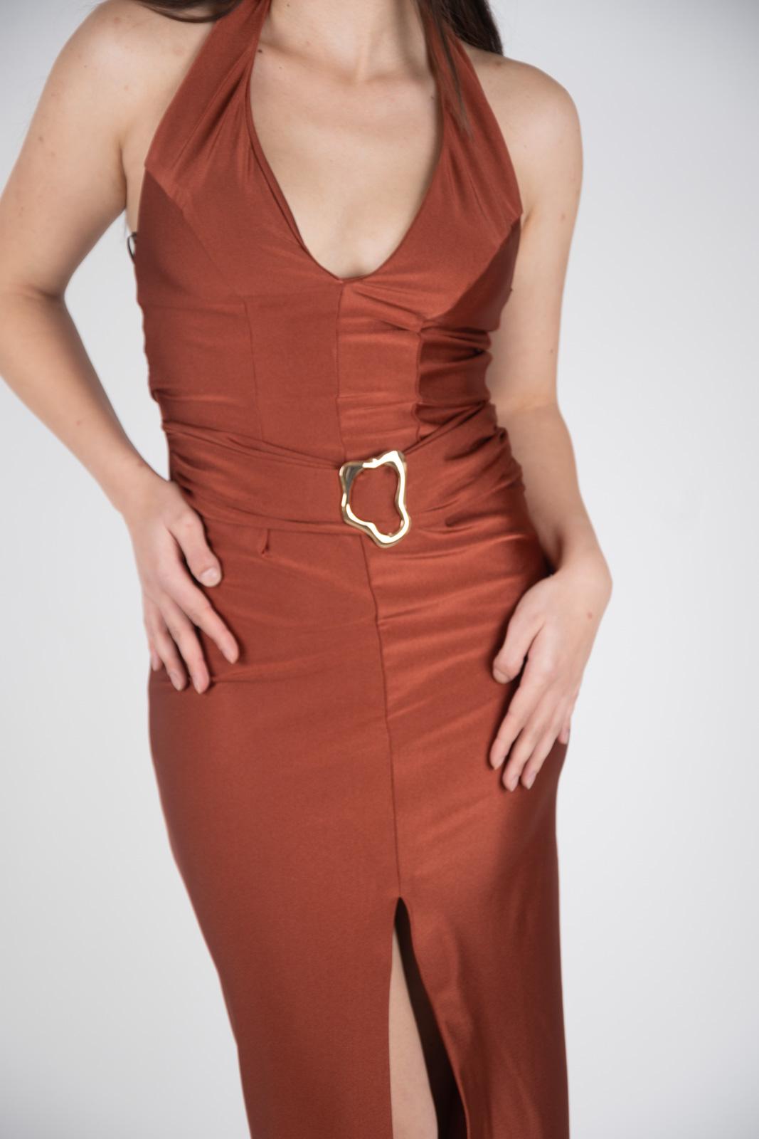 Ji Jil Abito lungo scollo all'americana JPE24AB0230JE01119 0031 Ji Jil