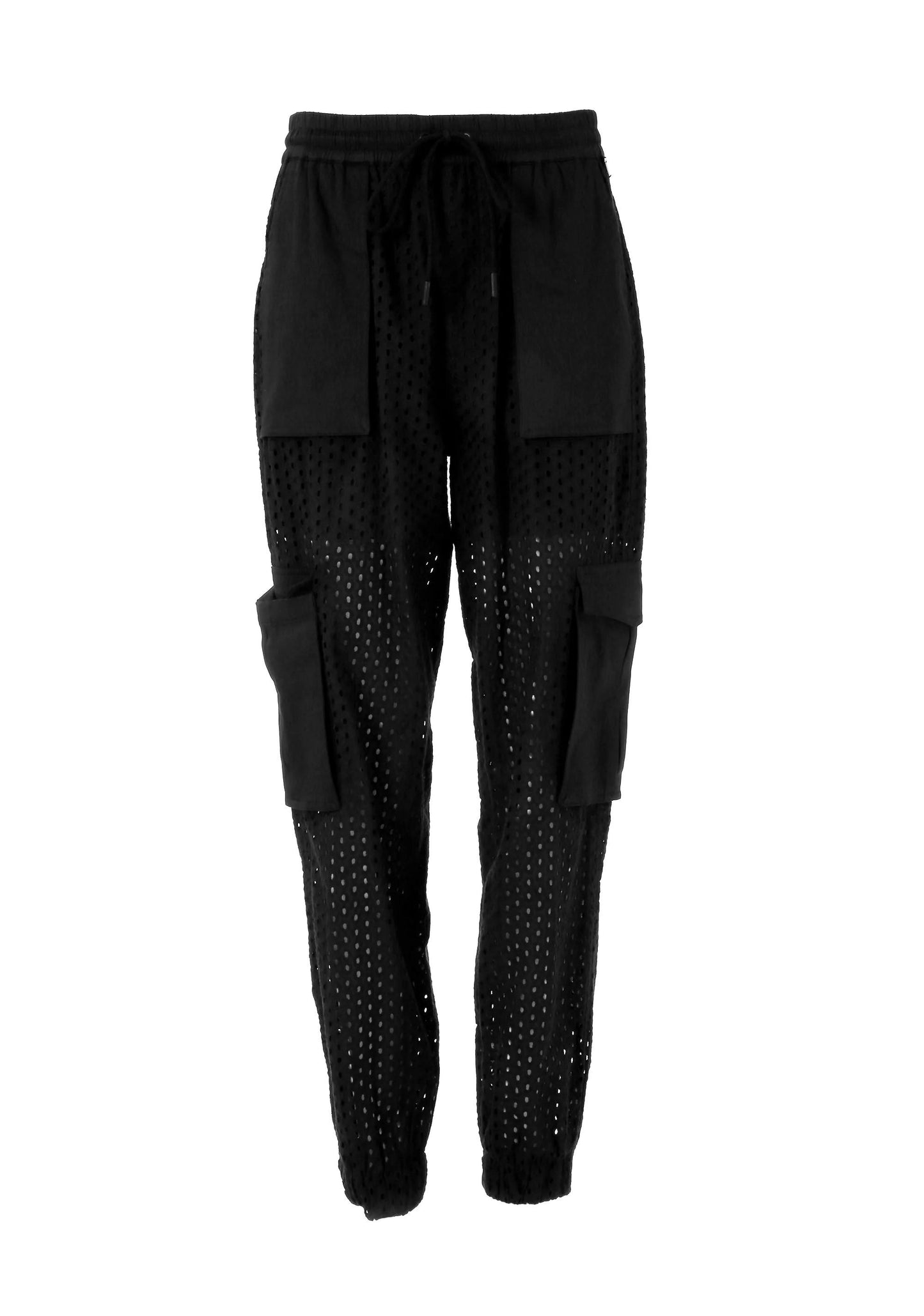 Fracomina pantalone cargo in pizzo San Gallo FJ24SVC001W40401 053 Fracomina Easy chic