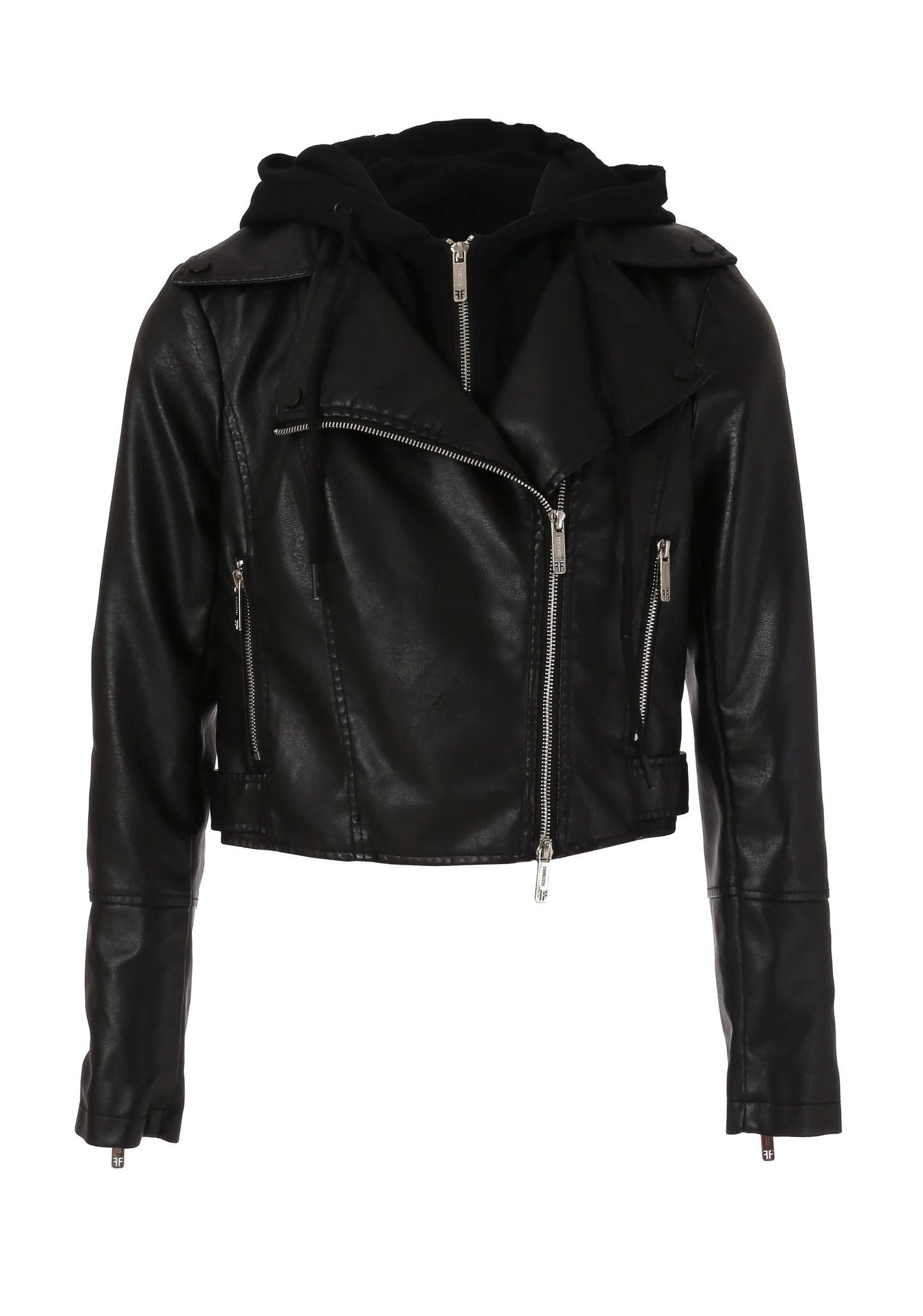 Fracomina Giubbotto biker in eco pelle FJ24SJ1001E49001 053 Fracomina Easy chic