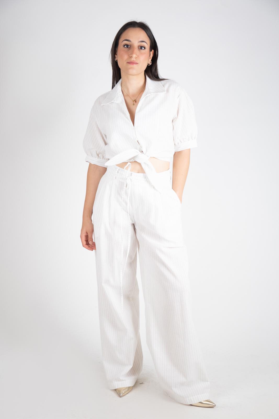 Lumina Camicia crop nodo L8661 02 LUMINA