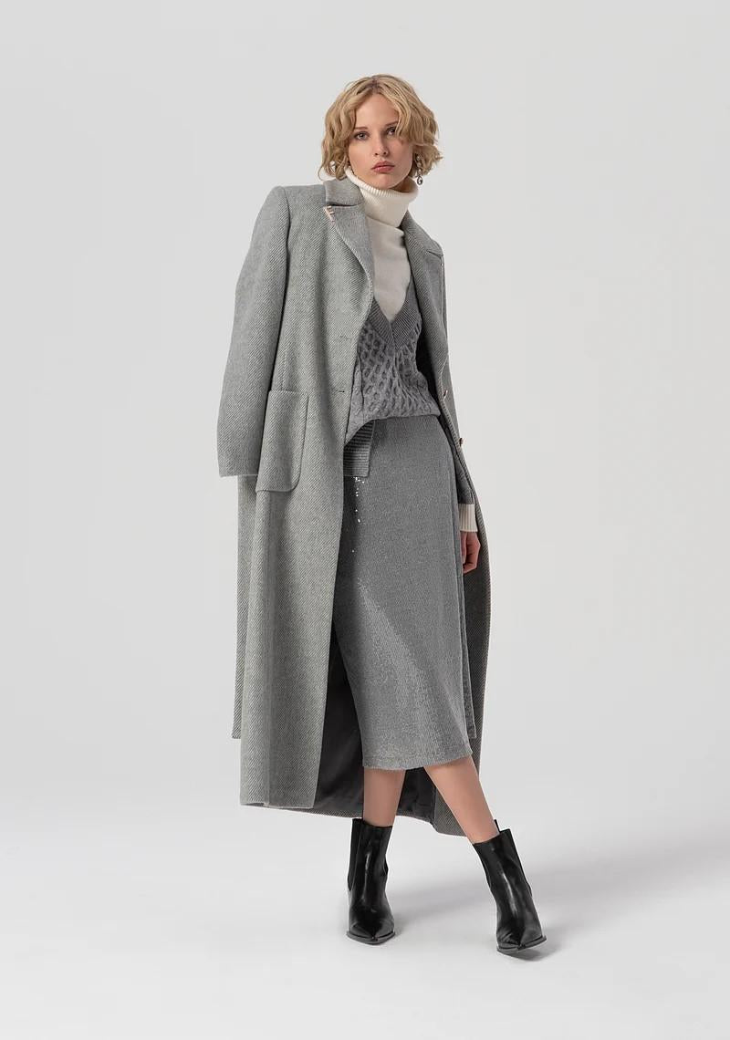 FRACOMINA CAPPOTTO LUNGO MONOPETTO CINTURATO FS25WC1011W819K3 156 Fracomina Main