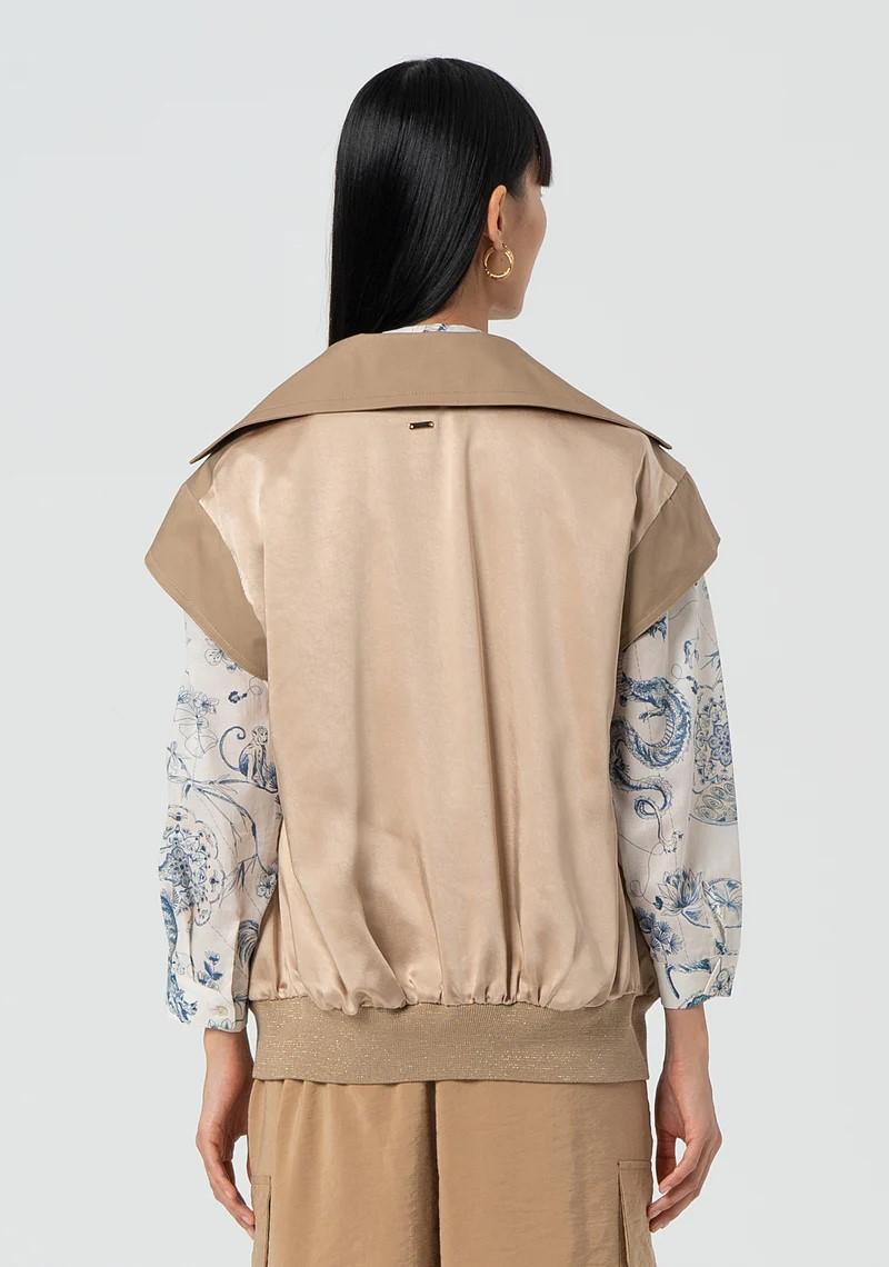 Fracomina Trench corto smanicato FJ25SC7001W40101 050 Fracomina Easy chic