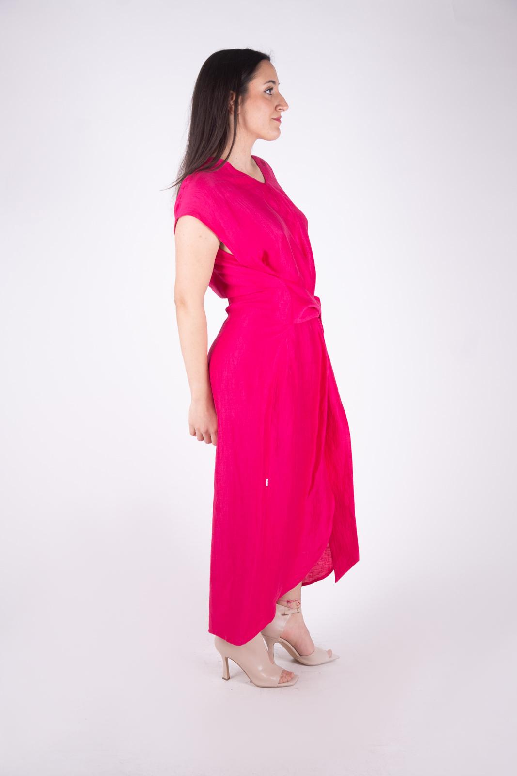 Ji Jil Abito in lino fusciacca JPE24AB1350TE0169 0214 Ji Jil