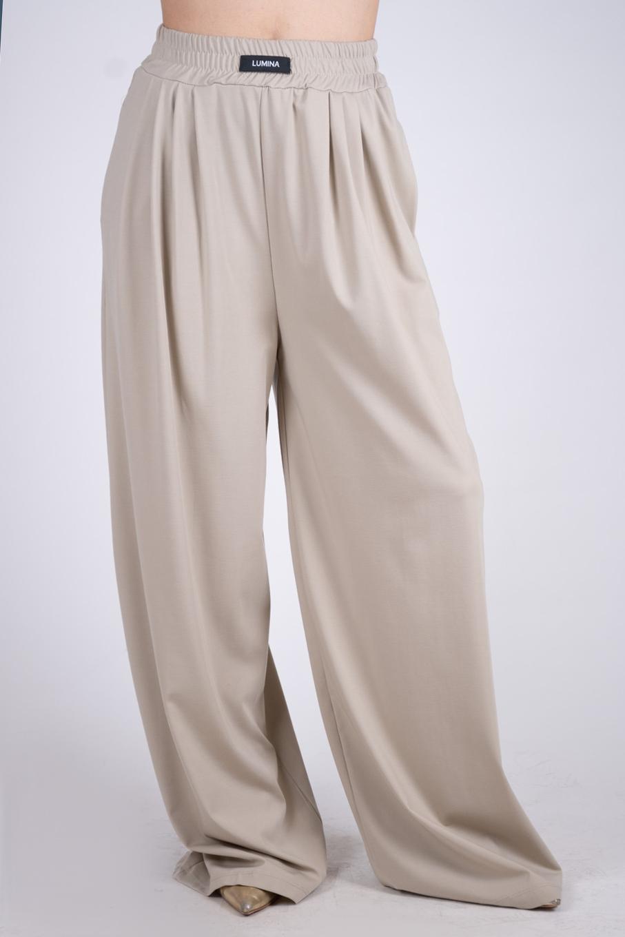 Lumina pantalone in jersey ampio LD0581 07 LUMINA