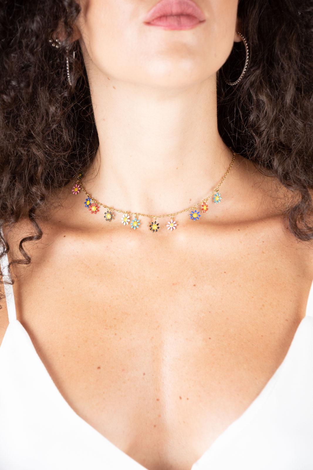 Chili Collana margherite multicolor COLLANA MARGHERITE 01 Chili