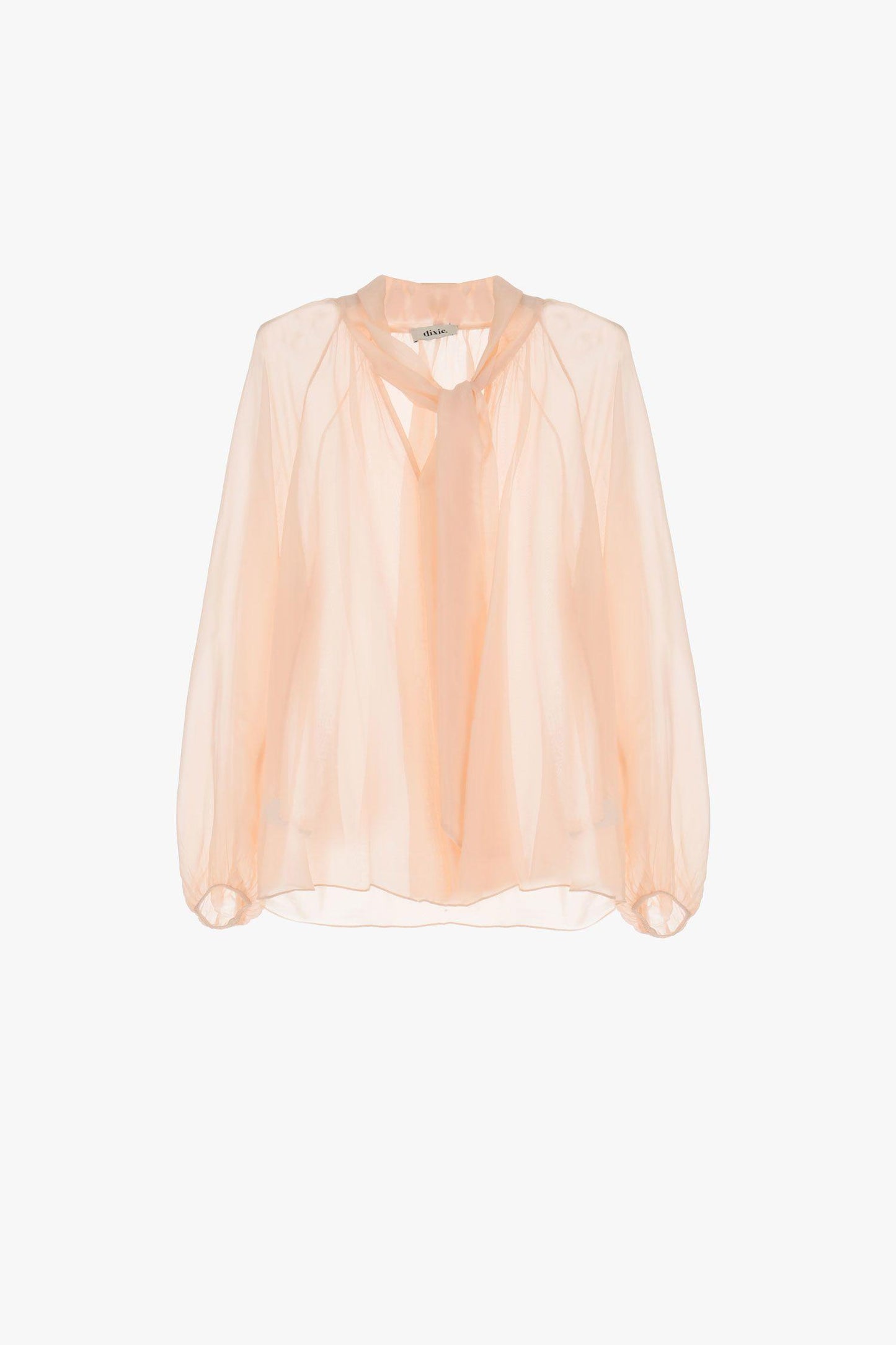 Dixie Camicia effetto trasparenza con fiocco CA207J021A 02 Dixie