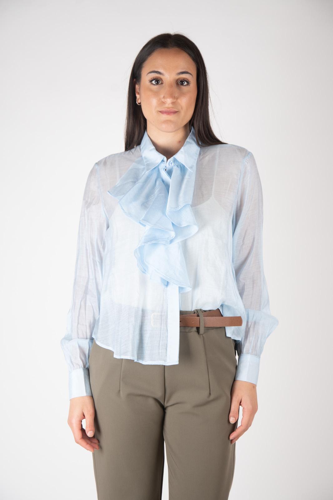 Susy Mix Camicia con rouches OMY725U73 01 Susy Mix