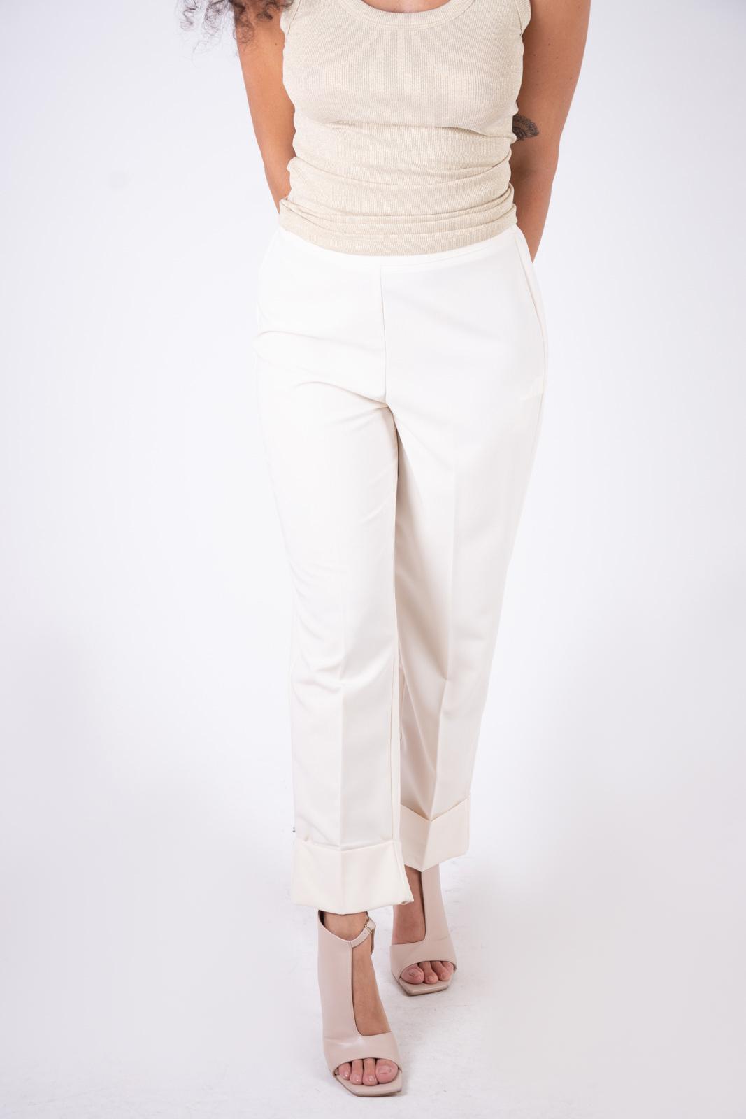 Susy Mix Pantalone sigaretta piegone P3384MF 01 Susy Mix
