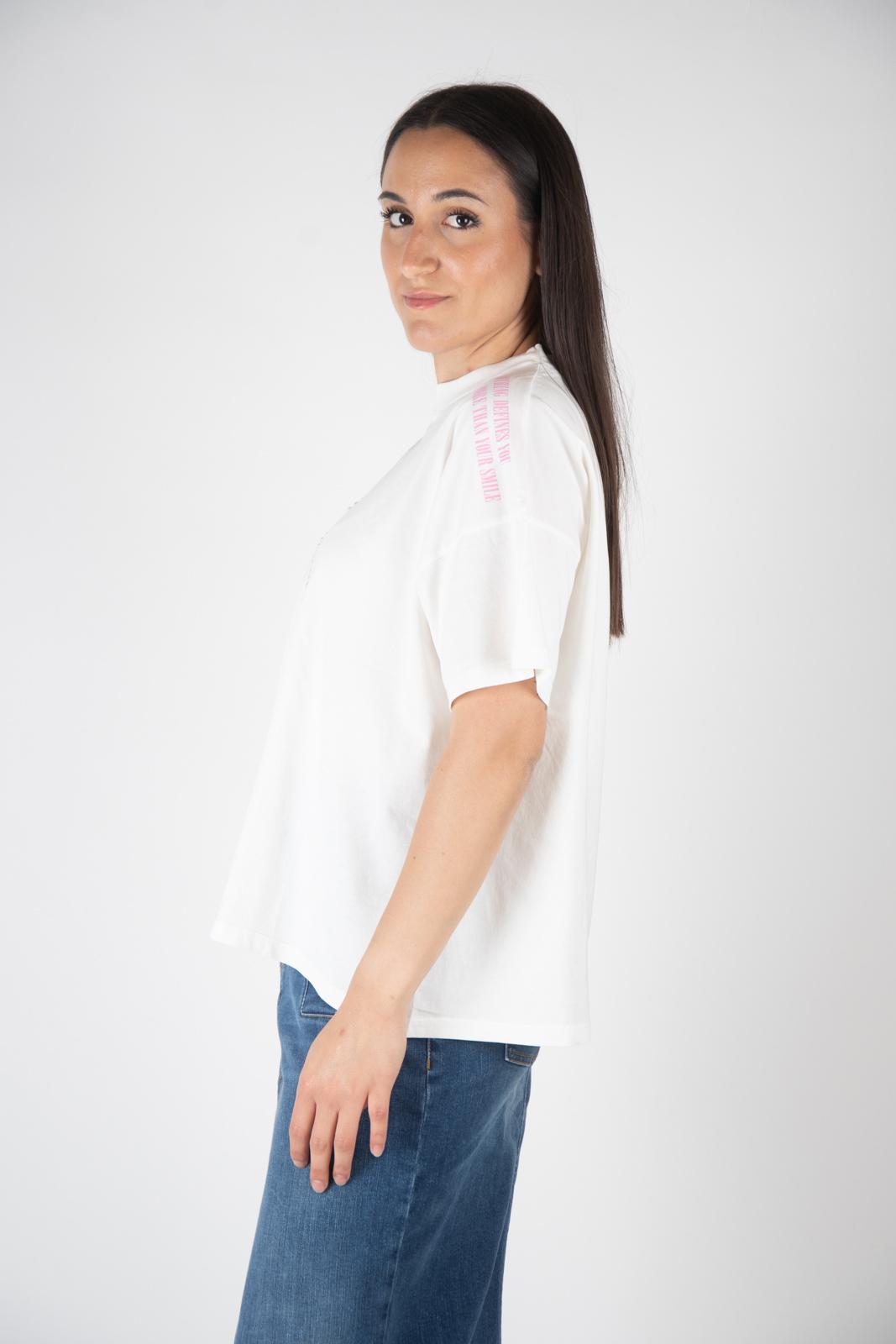Vicolo T-Shirt orsetto con perline RB0127 01 Vicolo