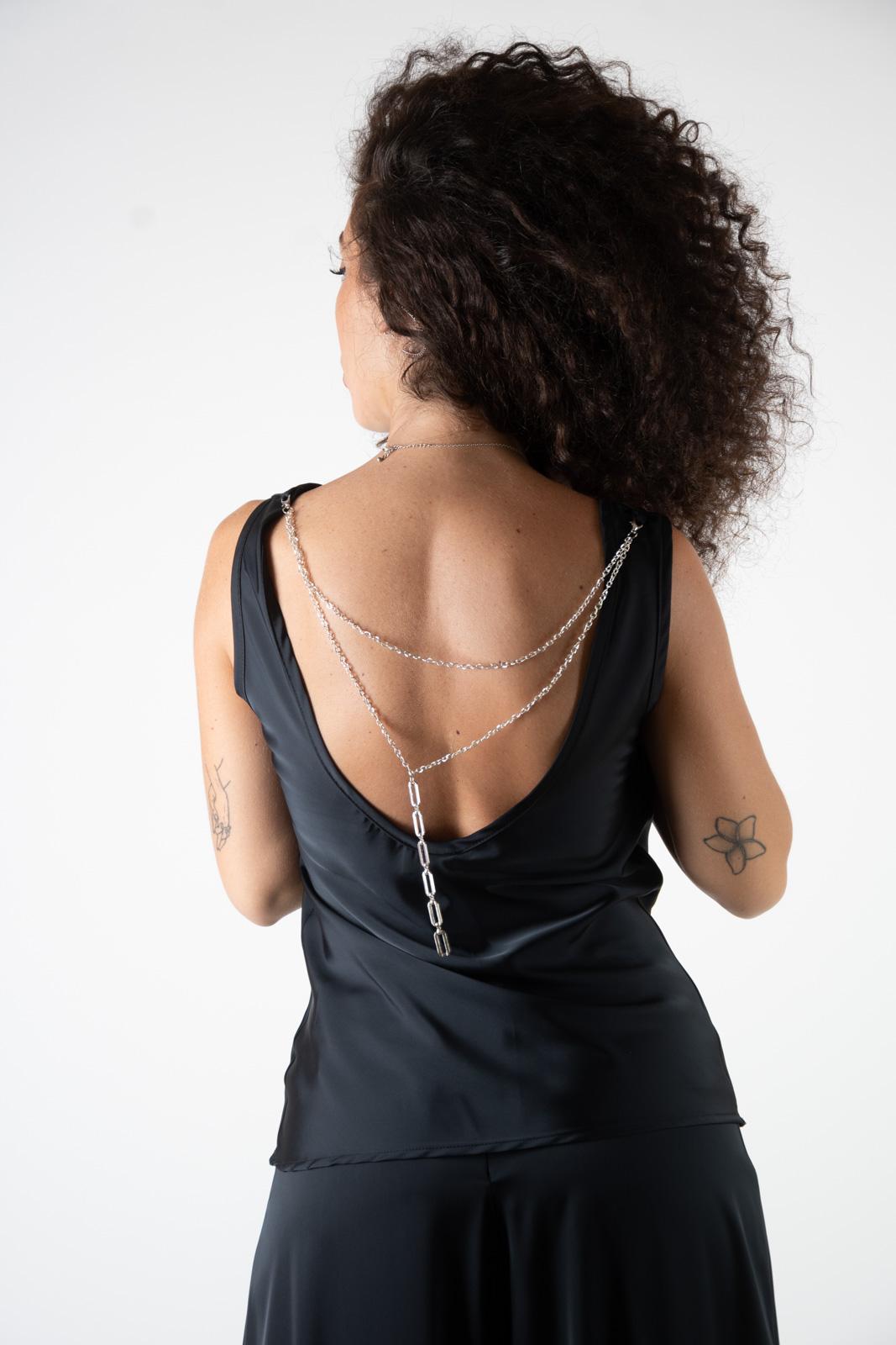 Susy Mix Blusa con catene C1012T602 01 Susy Mix