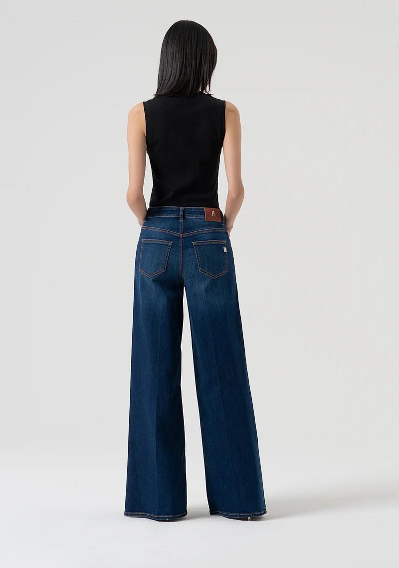 Fracomina Jeans Flare denim scuro FP25WV3015D46002 987 Fracomina Jeans