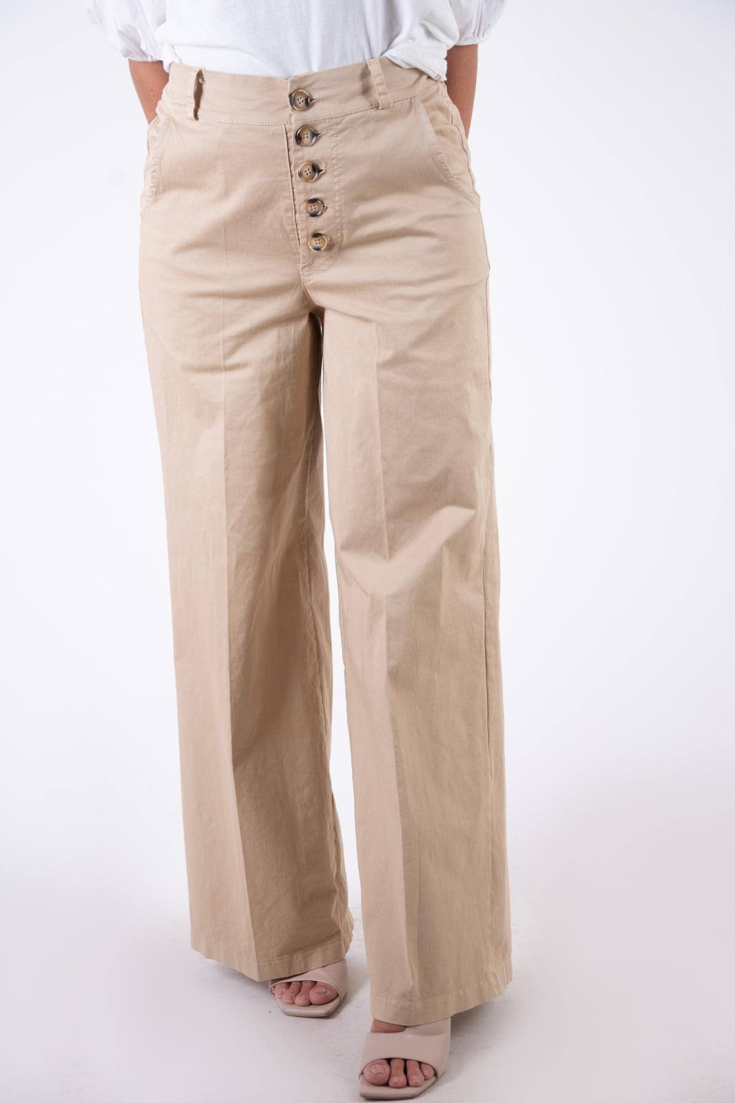 Susy Mix Pantalone cotone gamba larga PE24849 01 Susy Mix