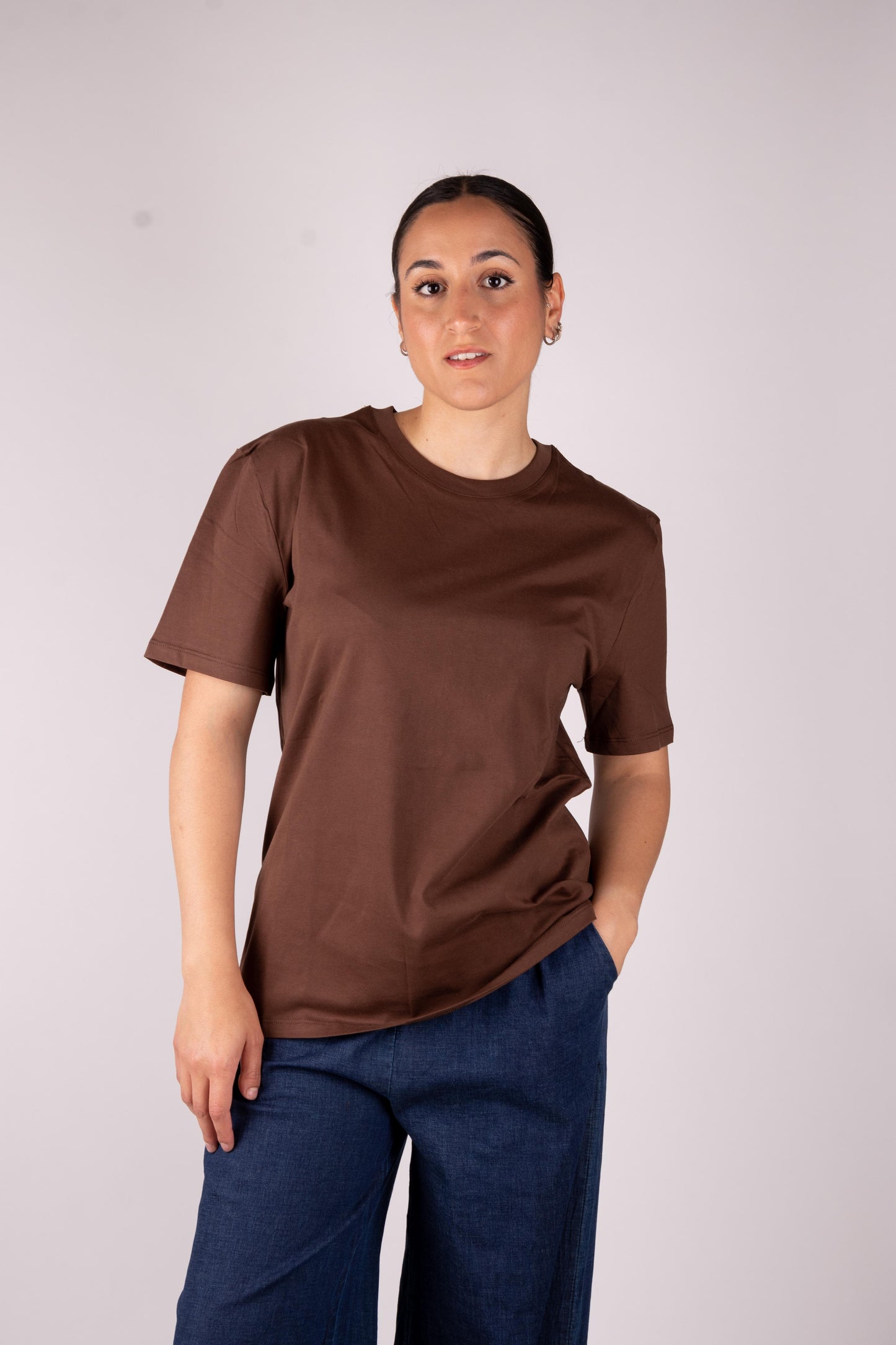 Lumina T-shirt basic cotone unito L8869 11 LUMINA