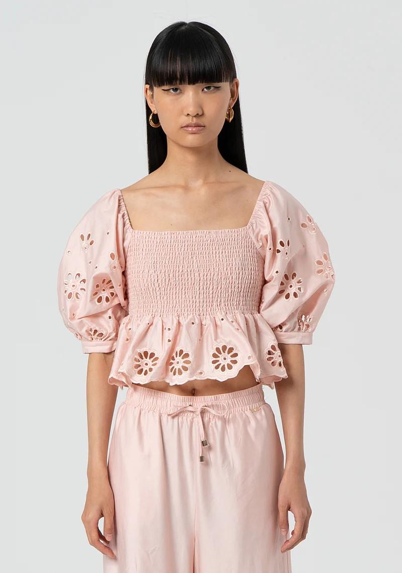 Fracomina Top Cropped San Gallo FJ25ST1001W400E5 F32 Fracomina Easy chic