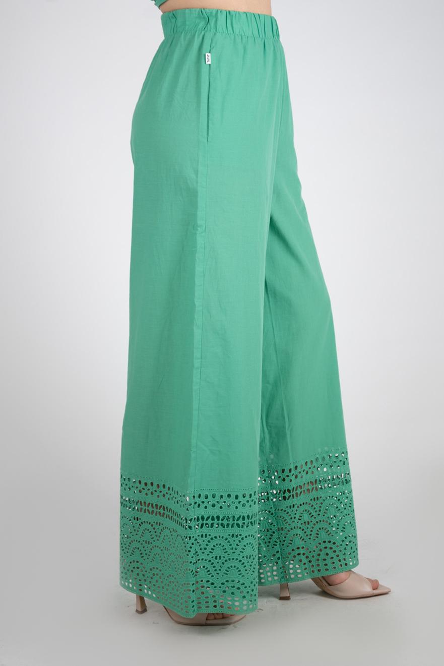 Ji Jil Pantalone palazzo pizzo San Gallo JPE24PA2360PP0085 0077 Ji Jil