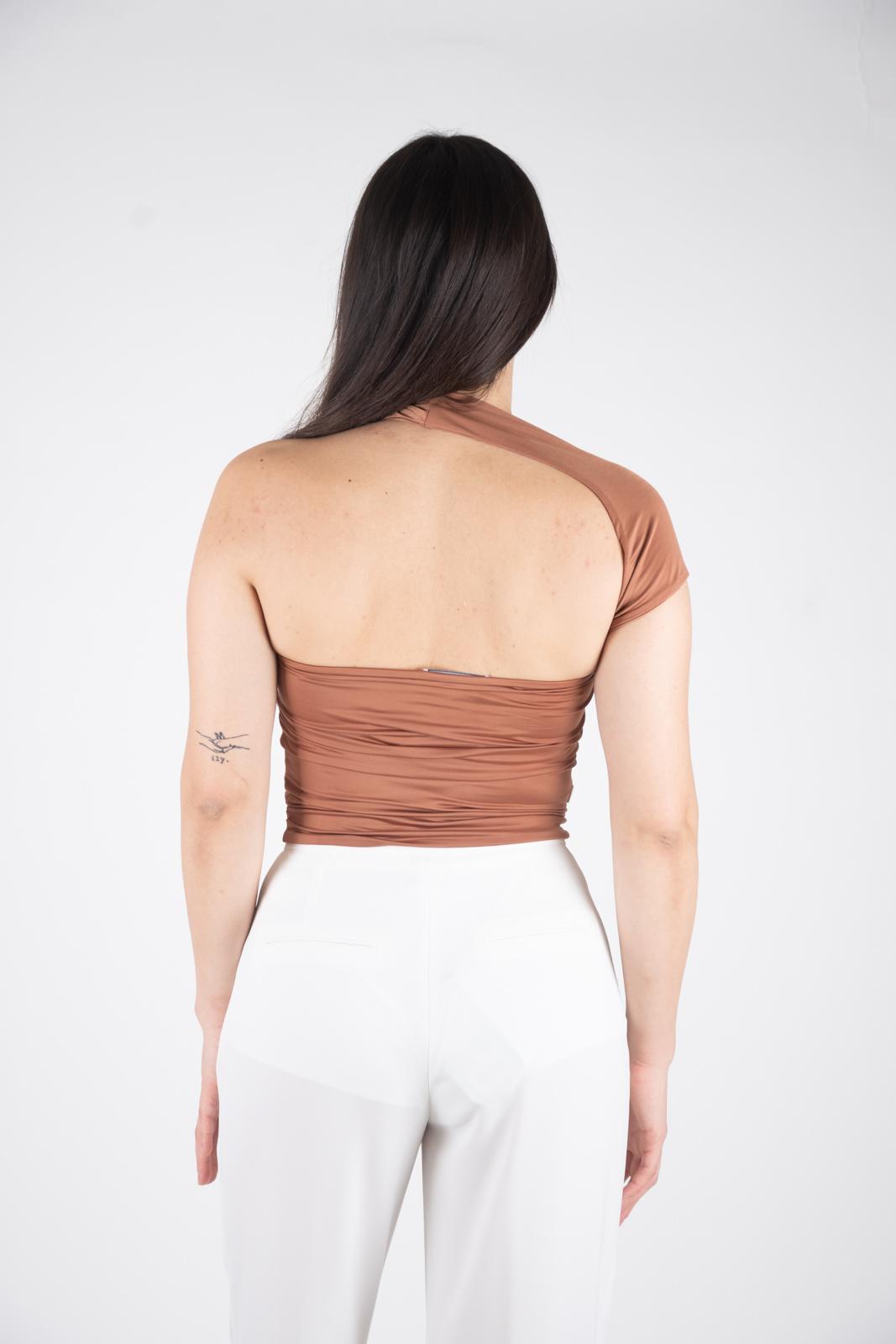 Ji Jil Maglia monospalla asimmetrica JPE24TS2170JE0129 0031 Ji Jil