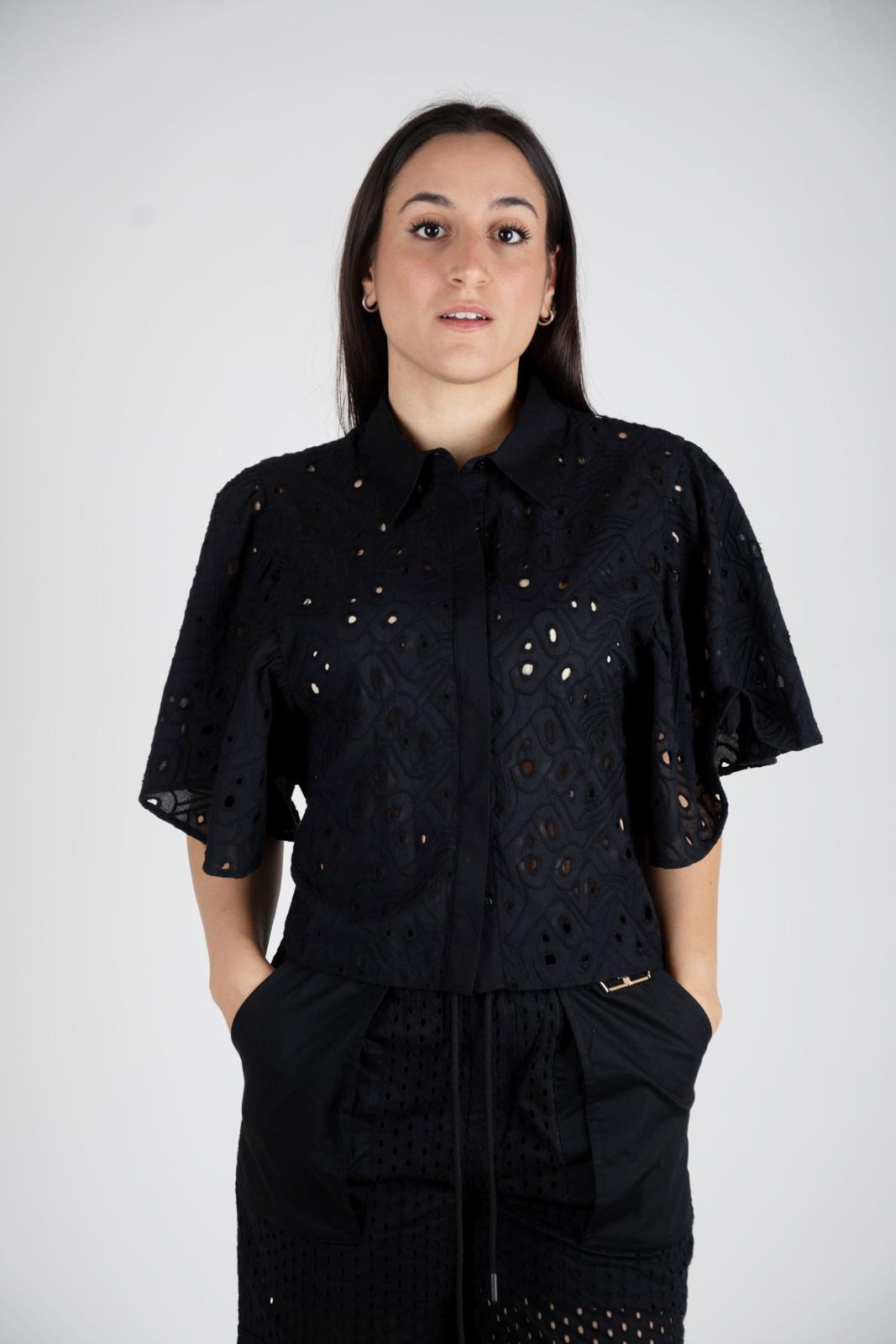 Fracomina Easy Chic camicia in pizzo sangallo FJ24ST6001W40401 053 Fracomina Easy chic
