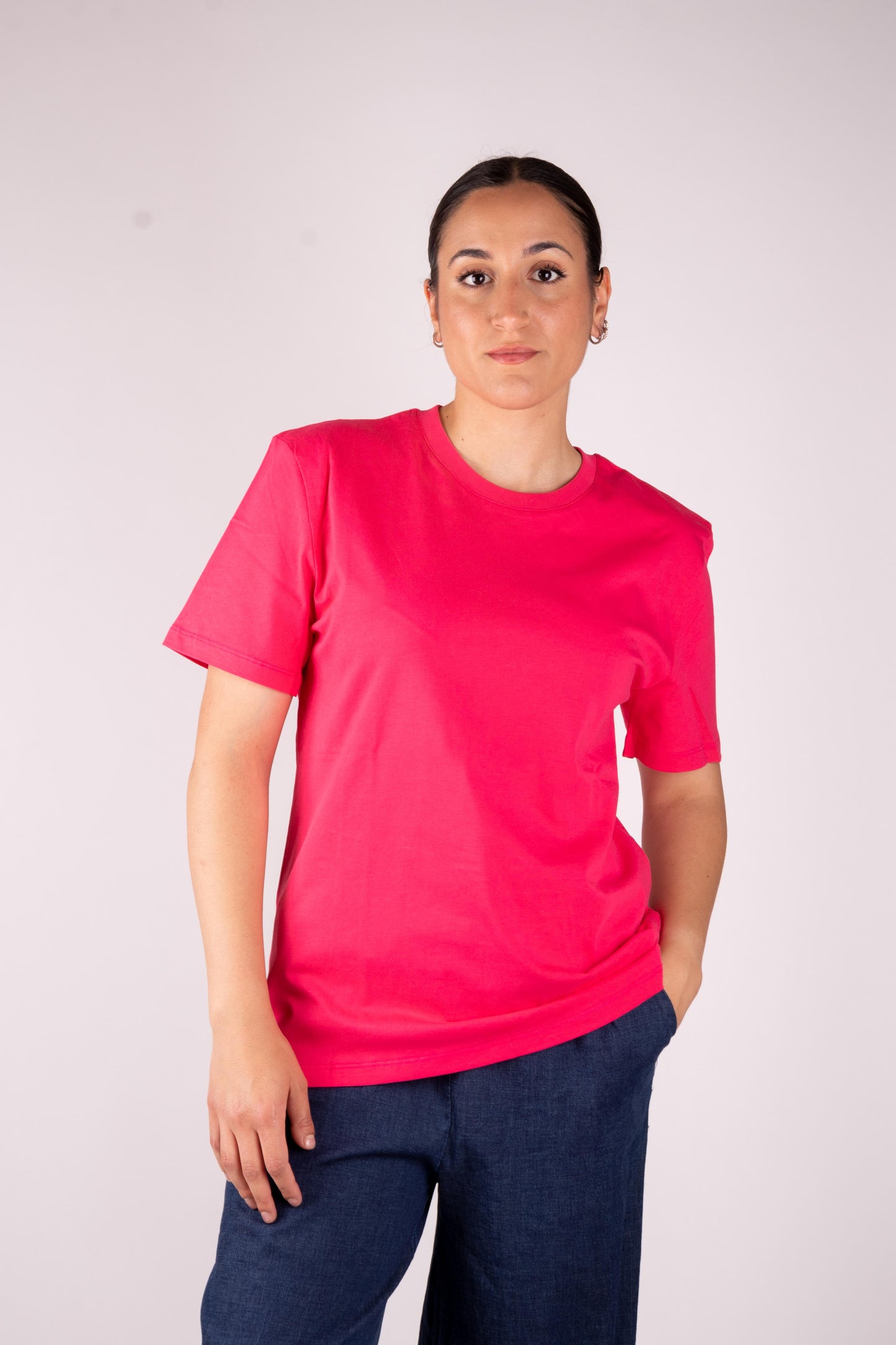 Lumina T-shirt basic cotone unito L8869 10 LUMINA