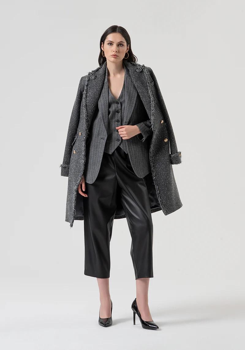 FRACOMINA GILET TAGLIO MASCHILE IN TESSUTO SPIGATO FR25WJ5005W492W5 159 Fracomina Preview