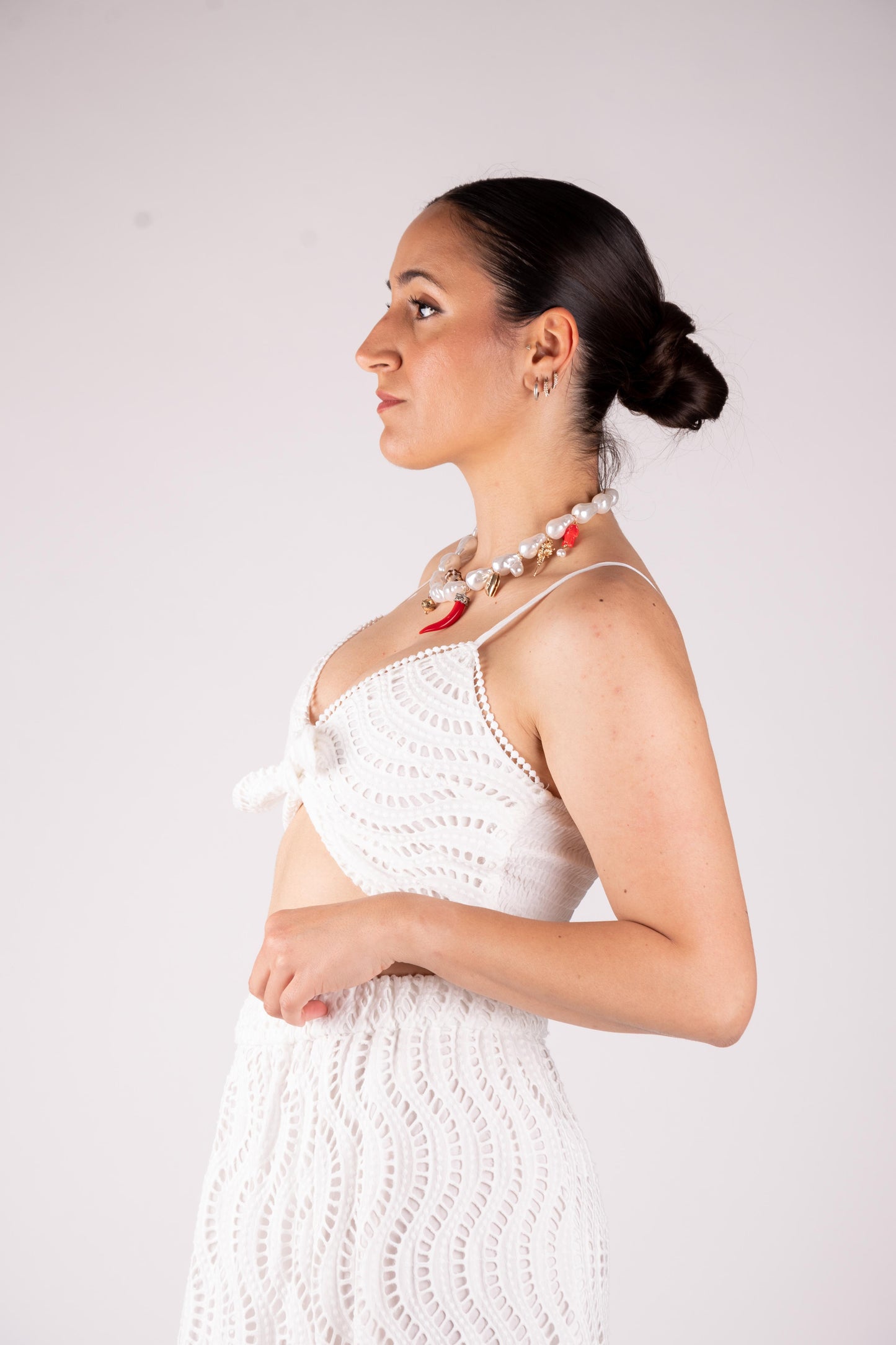 Lumina Top crop pizzo Sangallo LD205 01 LUMINA