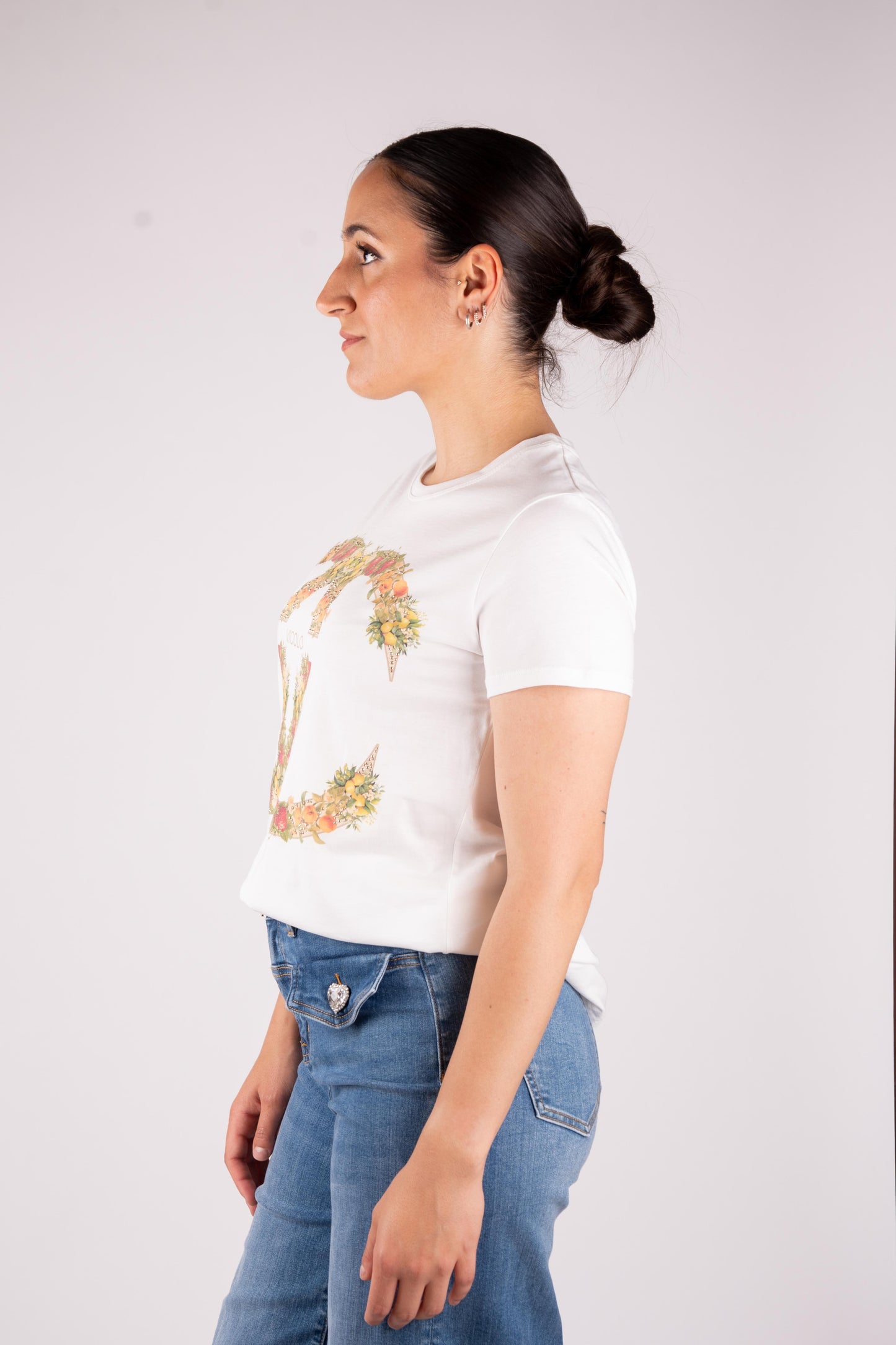 Vicolo T-Shirt Stampa floreale RD1067 01 Vicolo