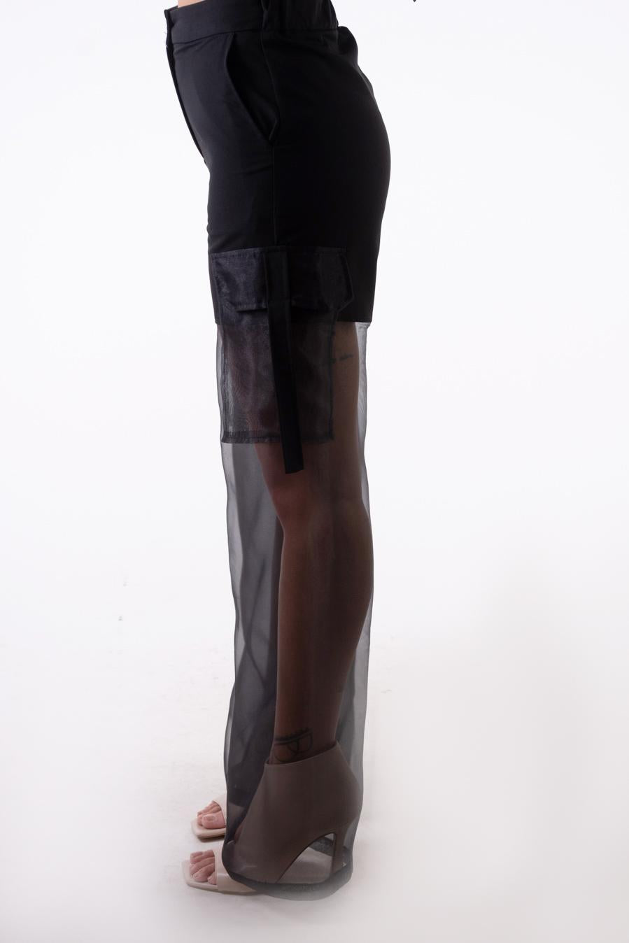 Susy Mix èlite Pantalone cargo doppio tessuto EL2401 01 Susy Mix èlite