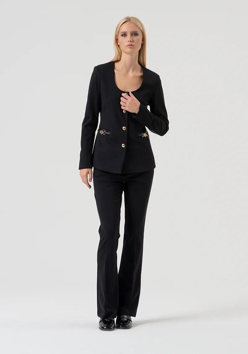 Fracomina Giacca slim mix tessuti FR25WJ2006W78001 053 Fracomina Preview