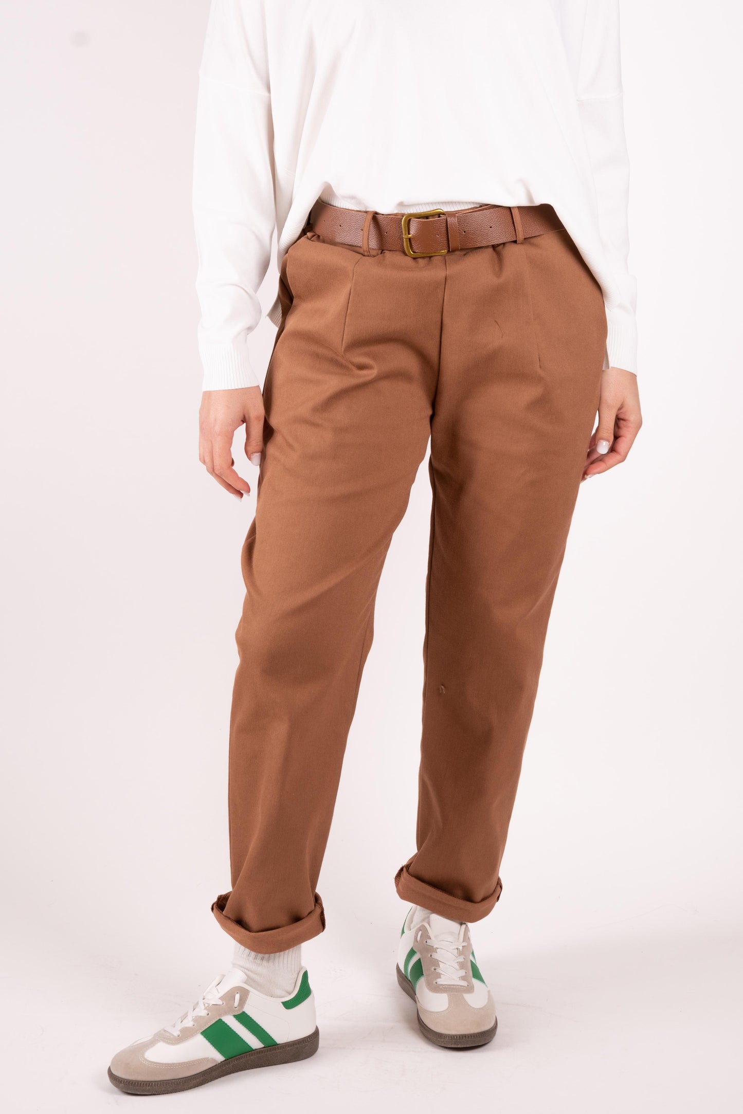 SusyMix Pantalone carrot con cintura 100C25 02 Susy Mix