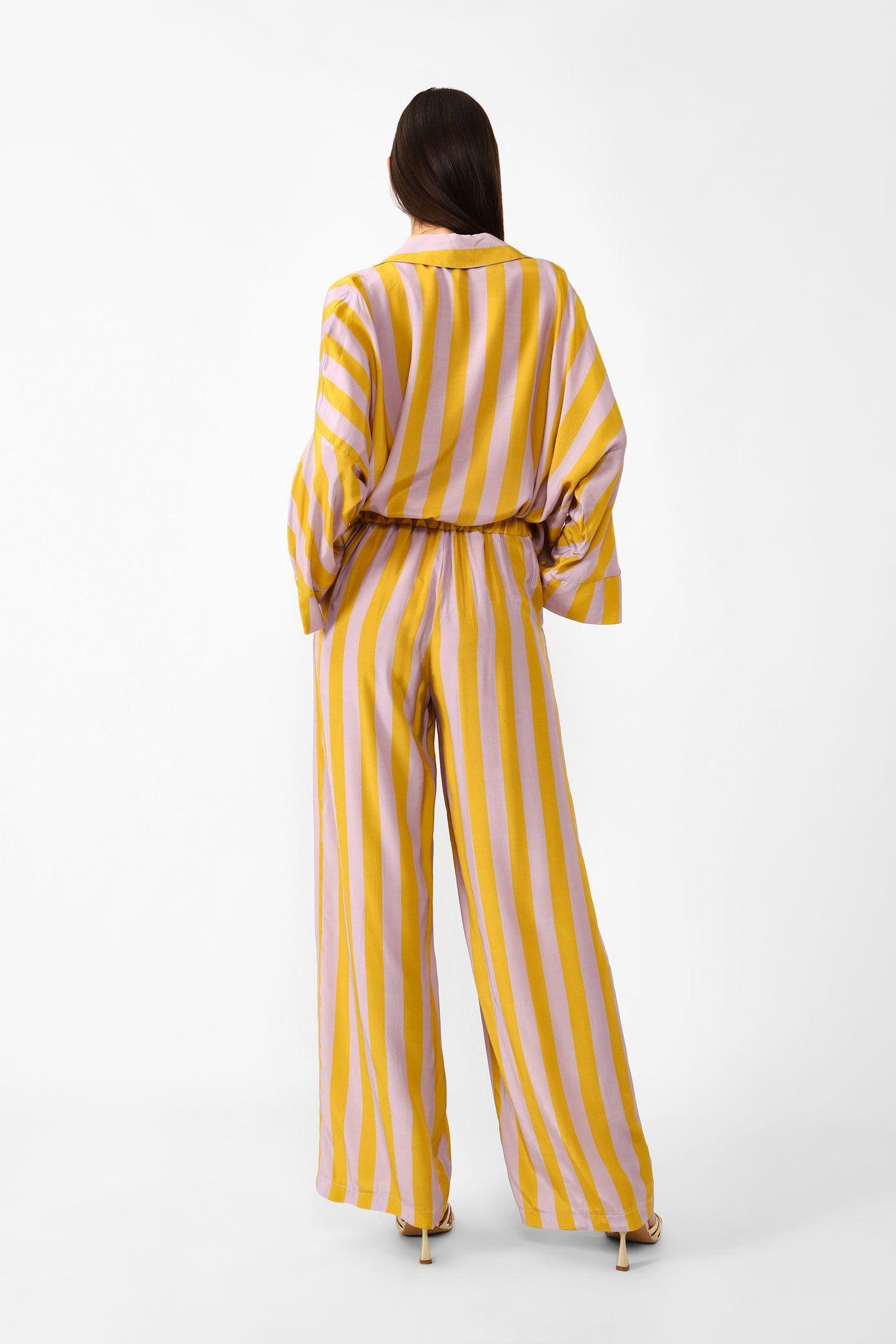 Dixie pantalone fluido strip PCVLJBOA 01 Dixie