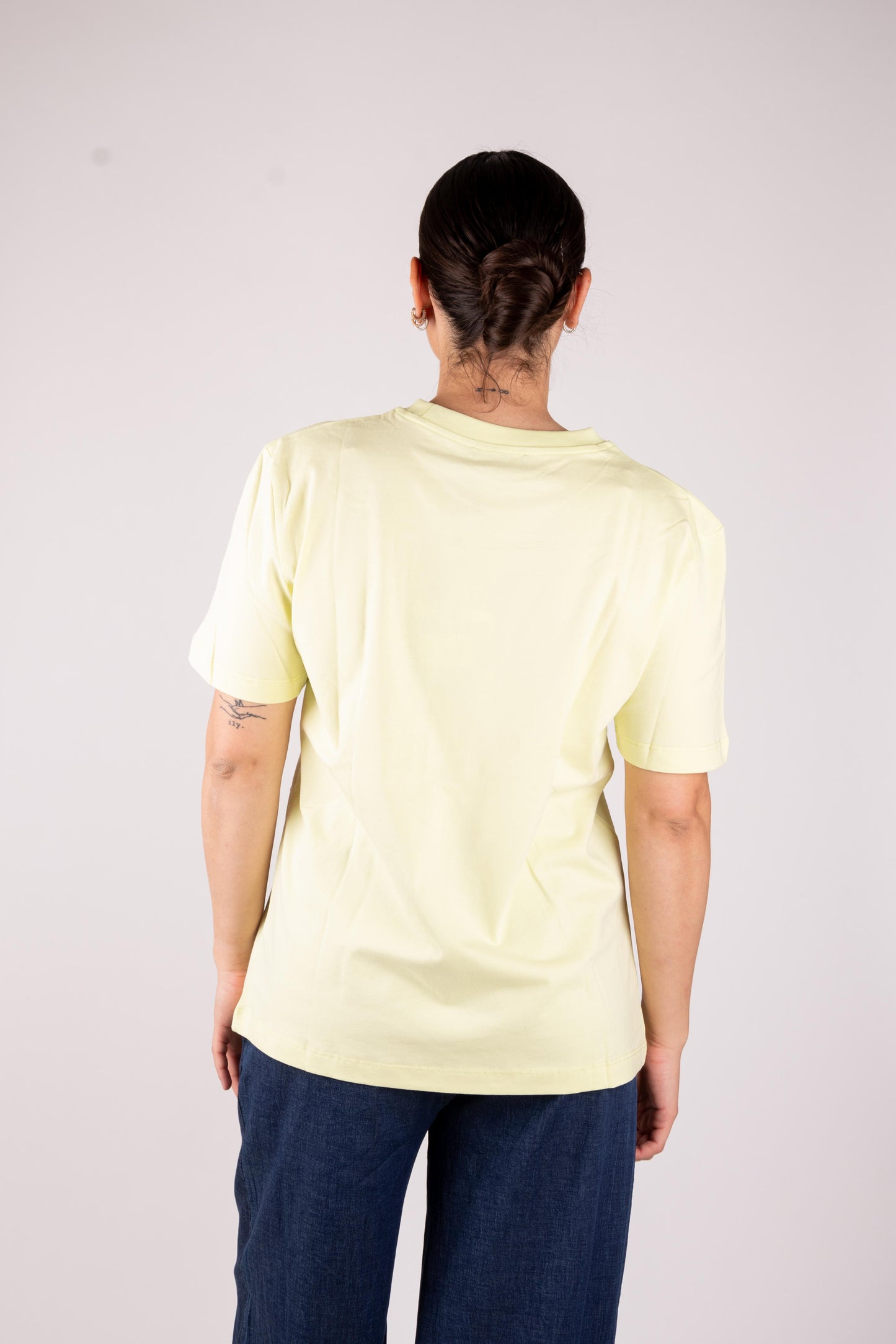 Lumina T-shirt basic cotone unito L8869 02 LUMINA